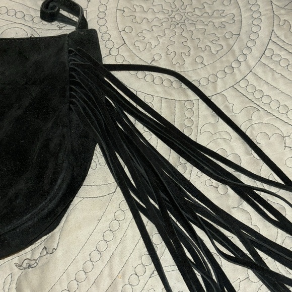 Coachella style suede fringe bag - Picture 2 of 6
